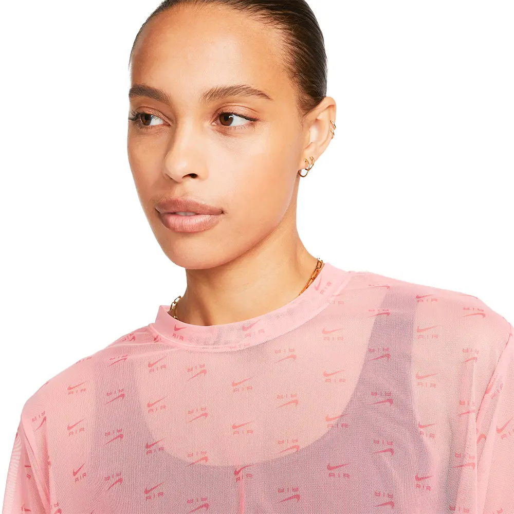 Sportswear Air All Over Print Mesh Crop Top - Image 3
