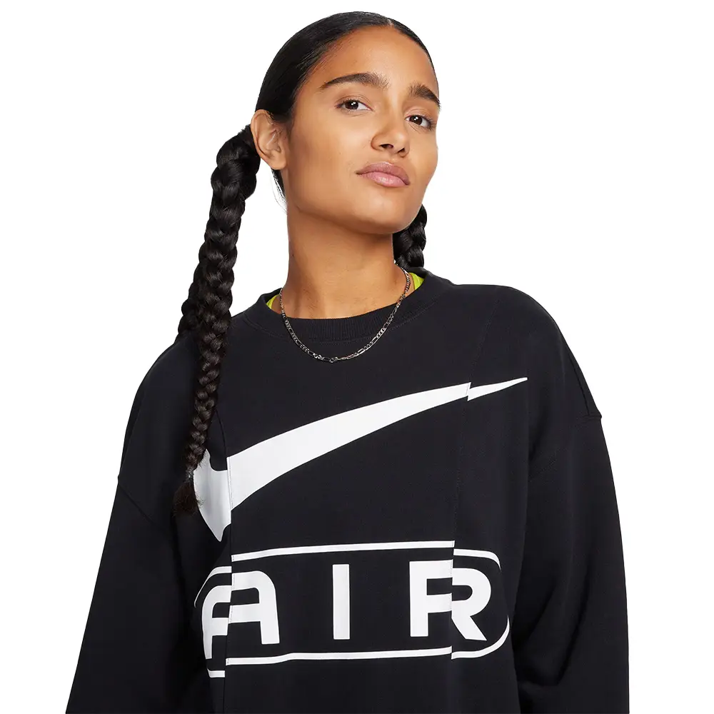 Sportswear Air Over-Oversized Crew Fleece Sweat - Image 3