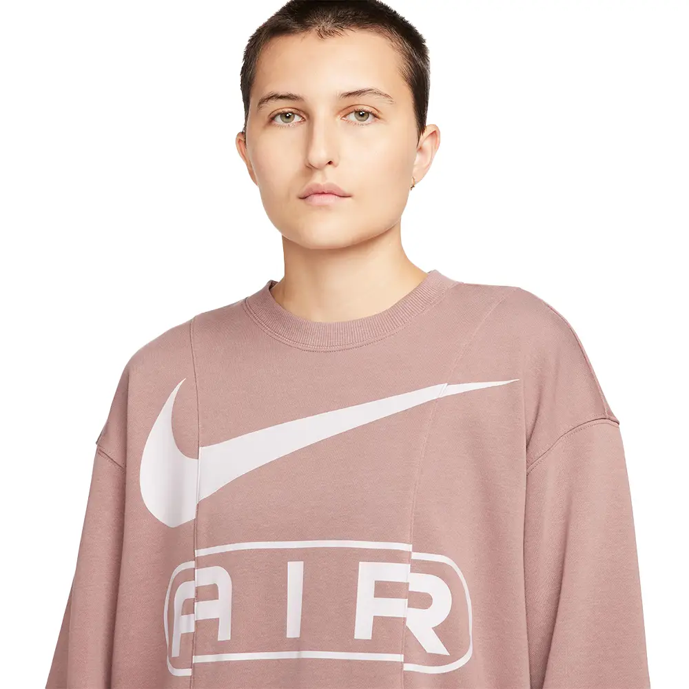 Sportswear Air Over-Oversized Crew Fleece Sweat - Image 3