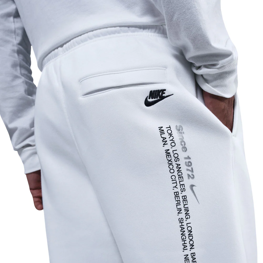 Sportswear Club Bungee Pants White - Image 4