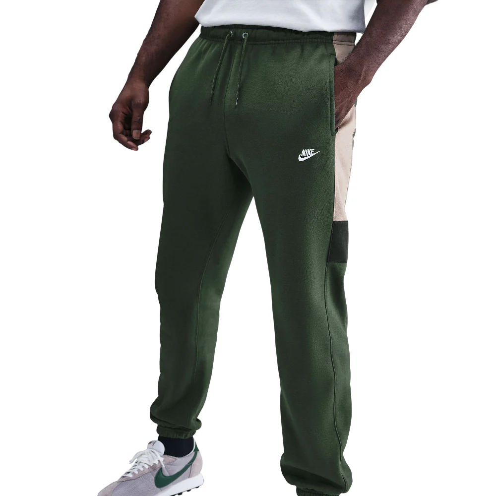 Sportswear Club Fleece Hooded Tracksuit Green - Image 4