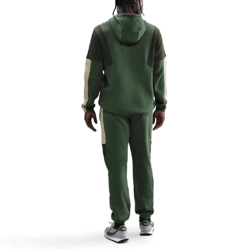 Sportswear Club Fleece Hooded Tracksuit Green - Image 6