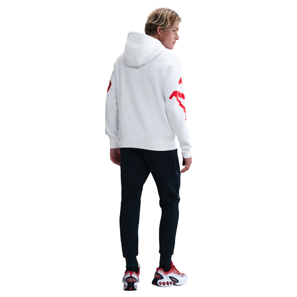 Sportswear Club Fleece Hoodie White - Image 2