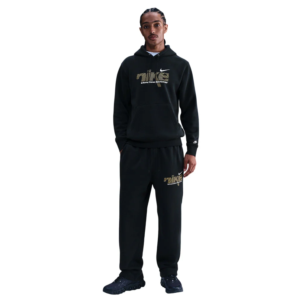 Sportswear Club Fleece Pullover Hoodie Black