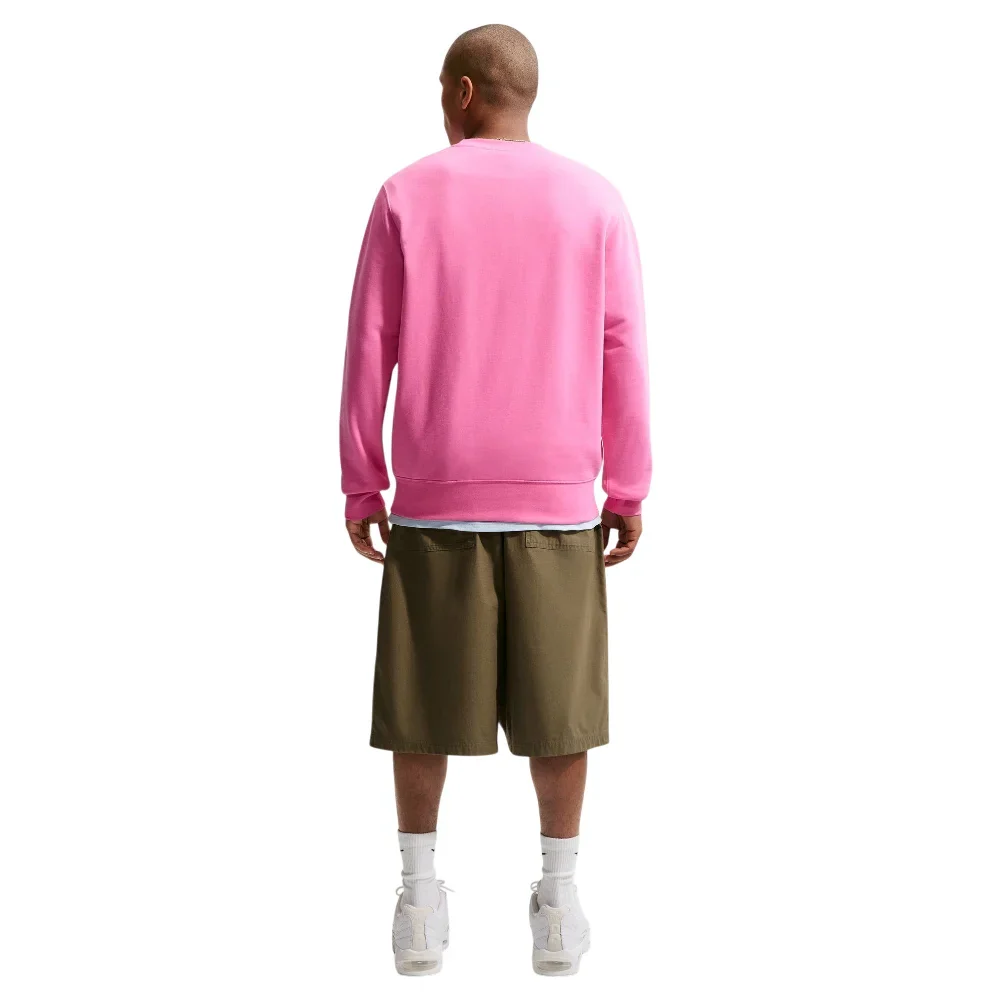 Sportswear Club French Terry Crew-Neck Sweatshirt Red - Image 2