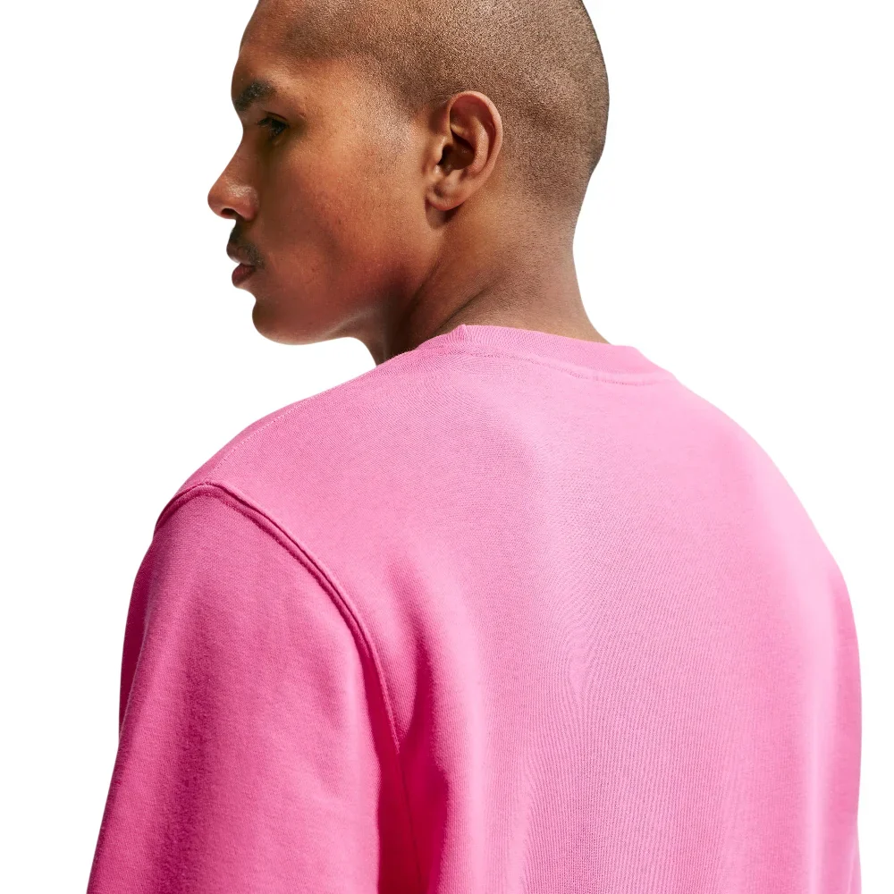 Sportswear Club French Terry Crew-Neck Sweatshirt Red - Image 4