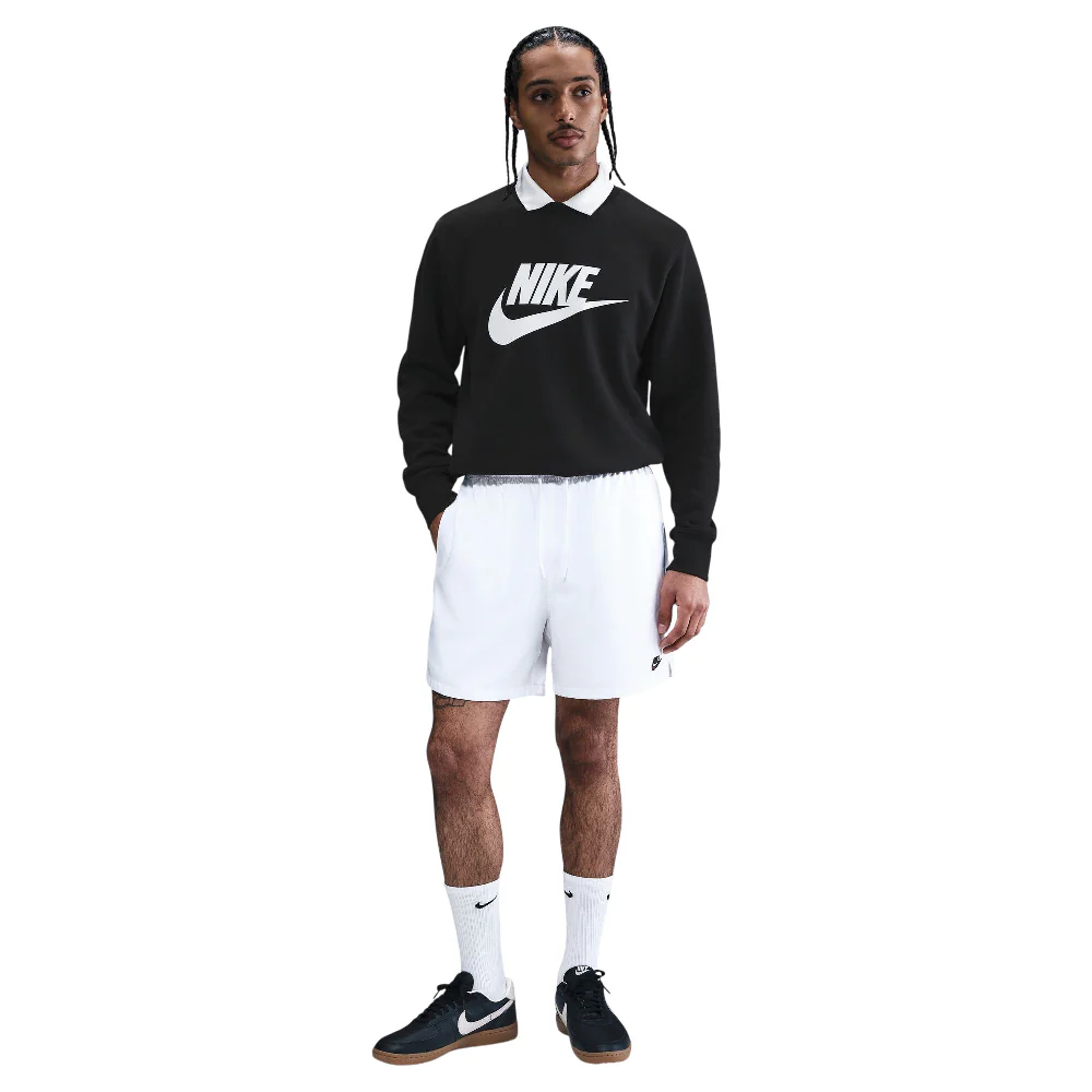 Sportswear Club Graphic Fleece Crew Sweat Black