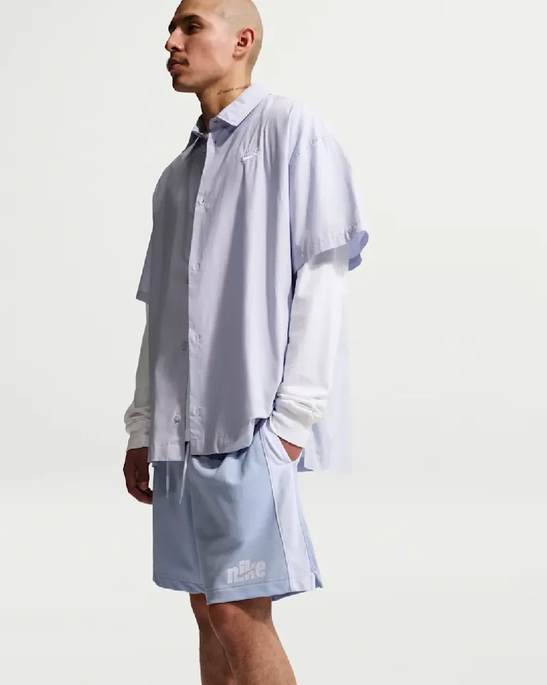 Sportswear Club Knit Flow Shorts Blue - Image 8