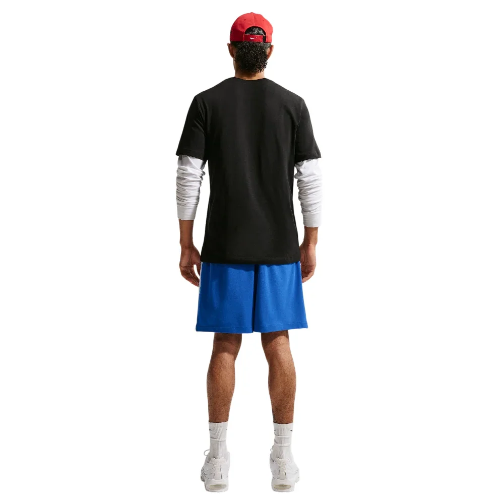 Sportswear Club Knit Flow Shorts Blue - Image 3