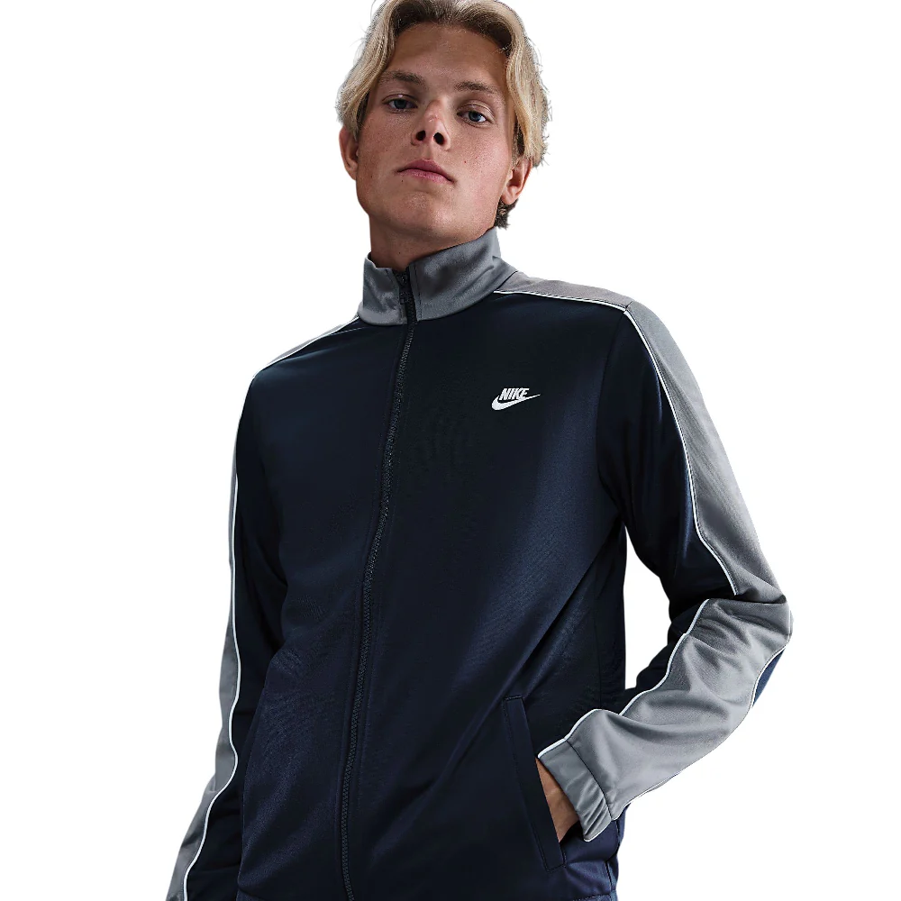 Sportswear Club Poly-Knit Tracksuit Blue - Image 3