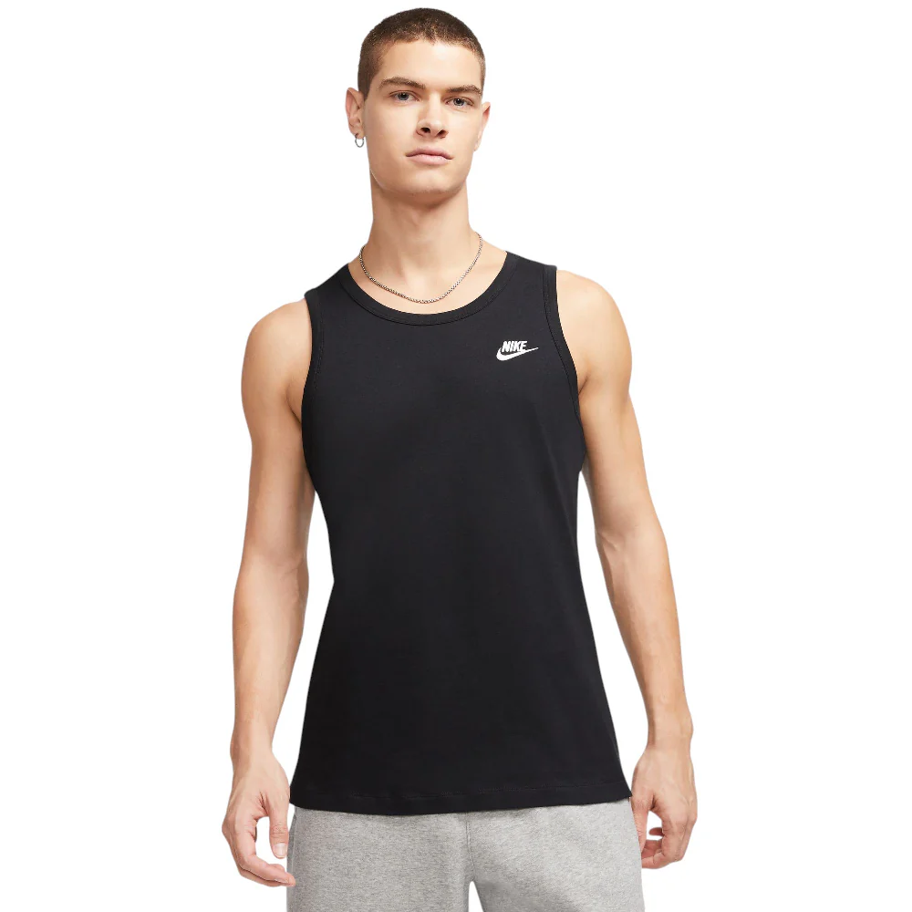 Sportswear Club Tank Top Black - Image 3