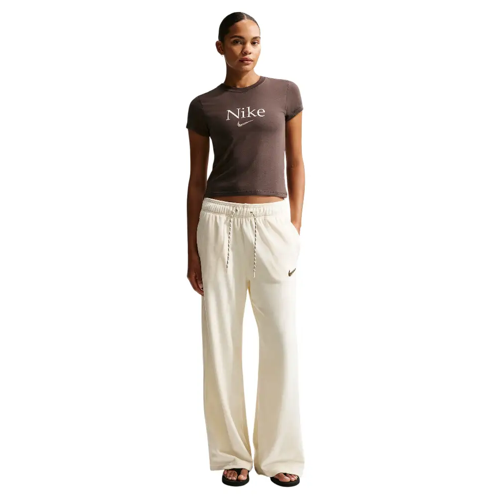 Sportswear Cropped T-Shirt Brown