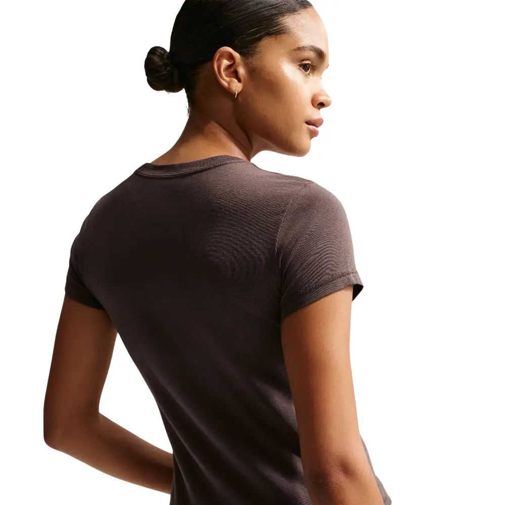 Sportswear Cropped T-Shirt Brown - Image 4