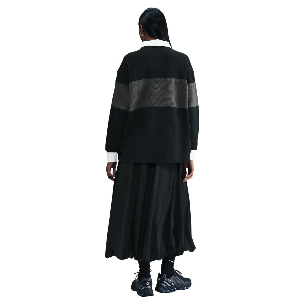 Sportswear Long-Sleeve Graphic Polo Top Black - Image 2