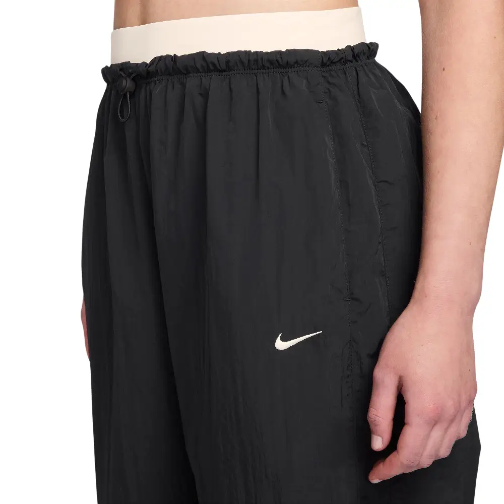 Sportswear Loose High-Waisted Parachute Pants Black - Image 3