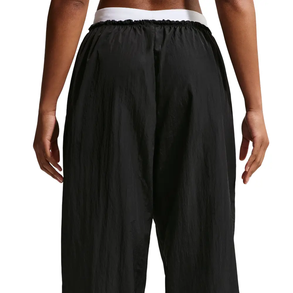 Sportswear Loose High-Waisted Parachute Pants Black - Image 4
