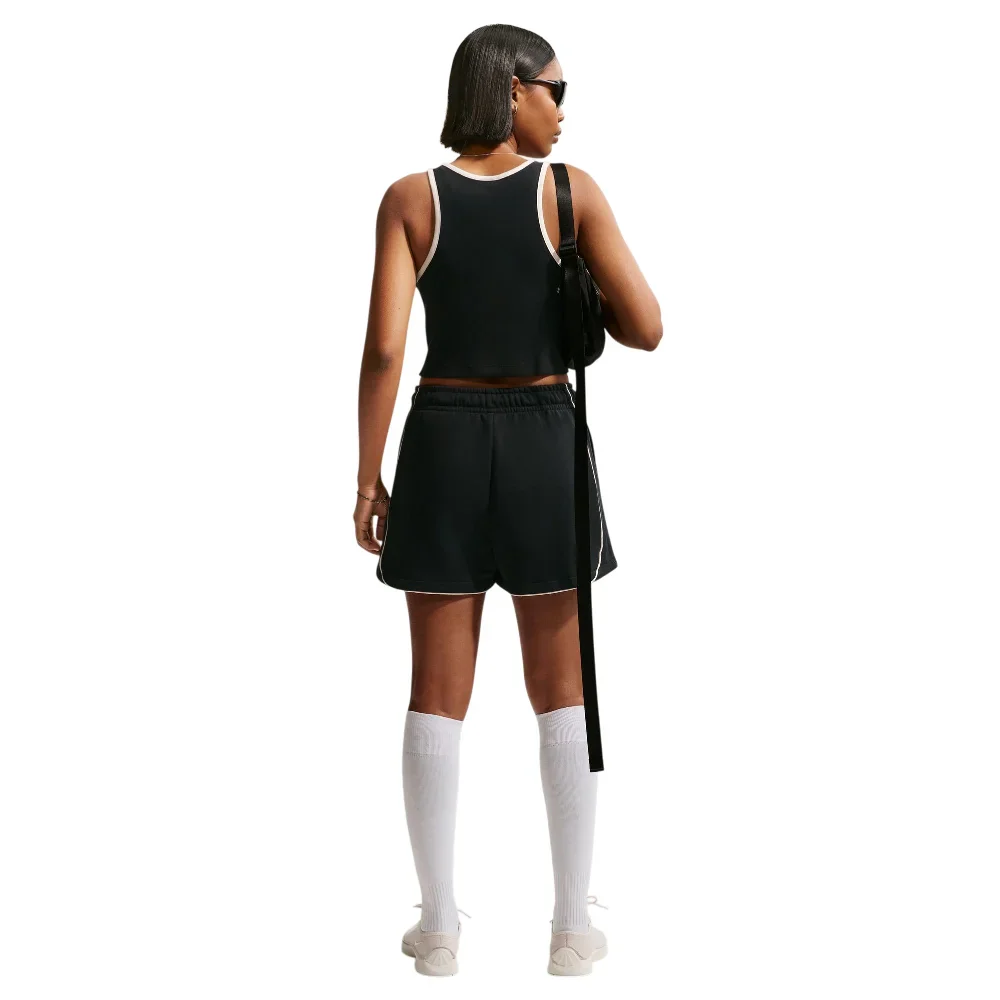Sportswear Loose Mid-Rise 3" Fleece Shorts Black - Image 3