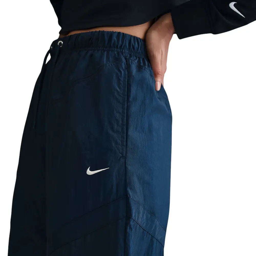 Sportswear Mid-Rise Loose Woven Pant Blue - Image 4