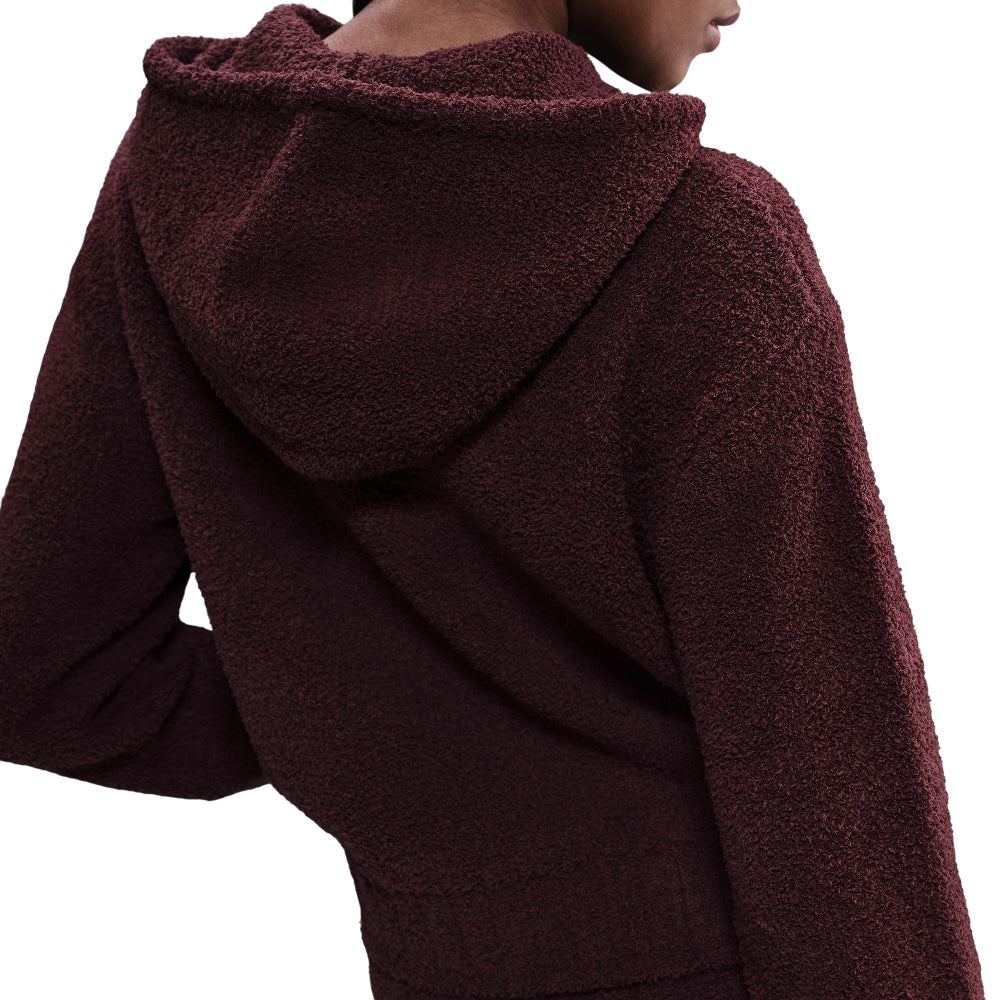 Sportswear Phoenix Cozy Bouclé Loose Knit Hoodie Red - Image 4