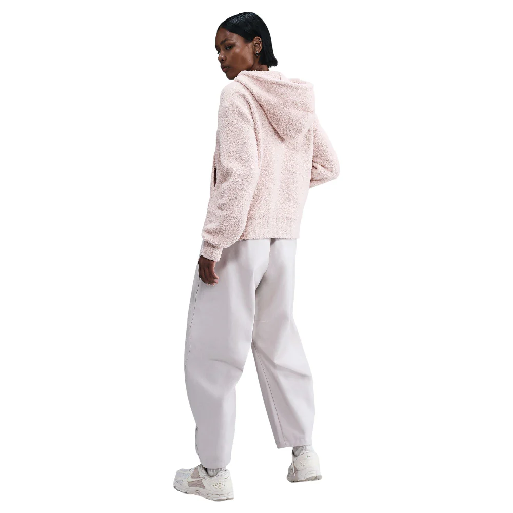 Sportswear Phoenix Cozy Bouclé Loose Knit Hoodie Red - Image 2