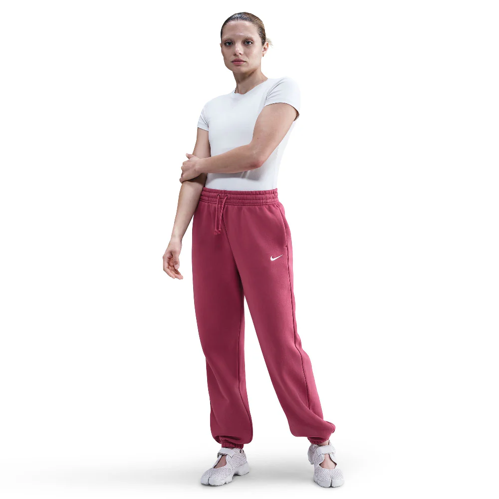 Sportswear Phoenix Fleece High-Waisted Oversized Sweatpant Red