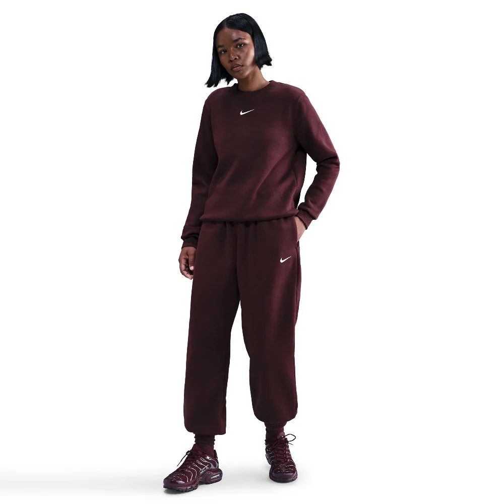Sportswear Phoenix Fleece High-Waisted Oversized Sweatpants Red