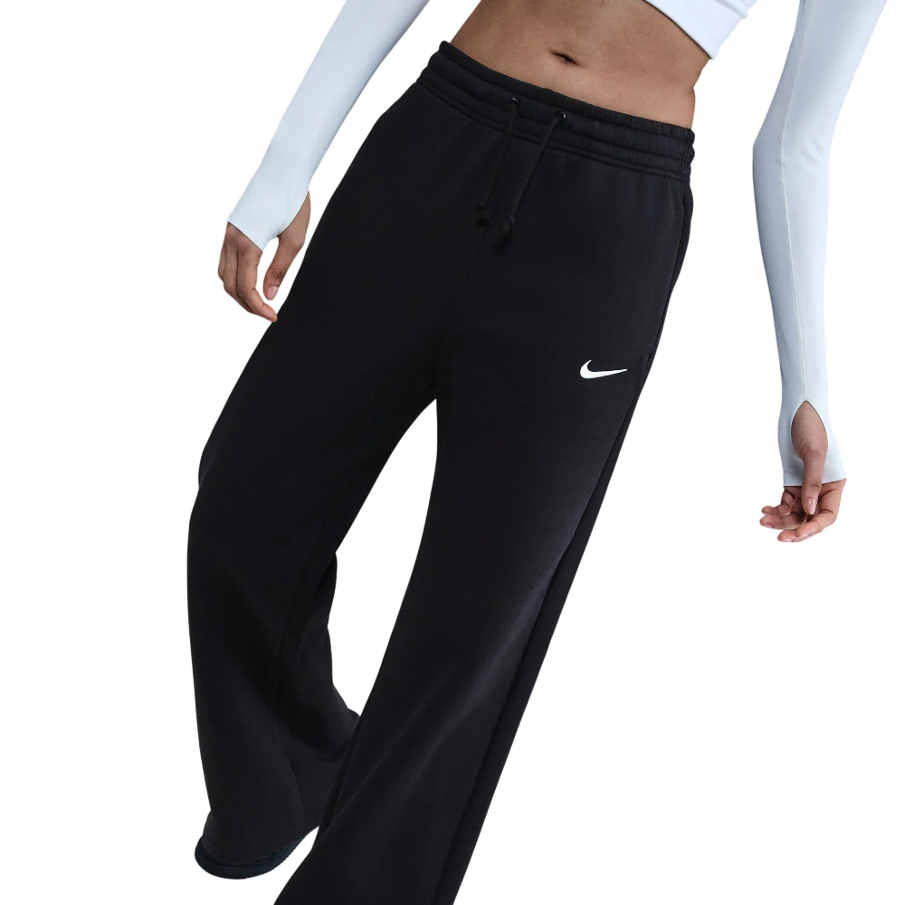 Sportswear Phoenix Fleece High-Waisted Wide-Leg Pants Black - Image 3