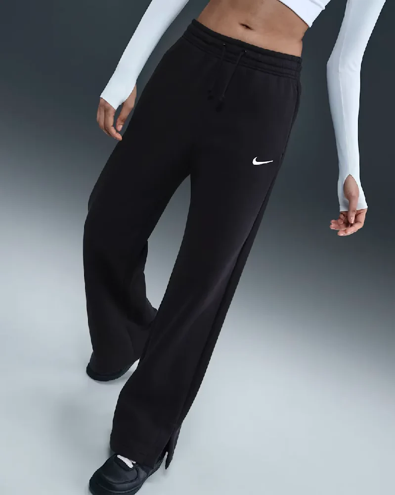 Sportswear Phoenix Fleece High-Waisted Wide-Leg Pants Black - Image 6