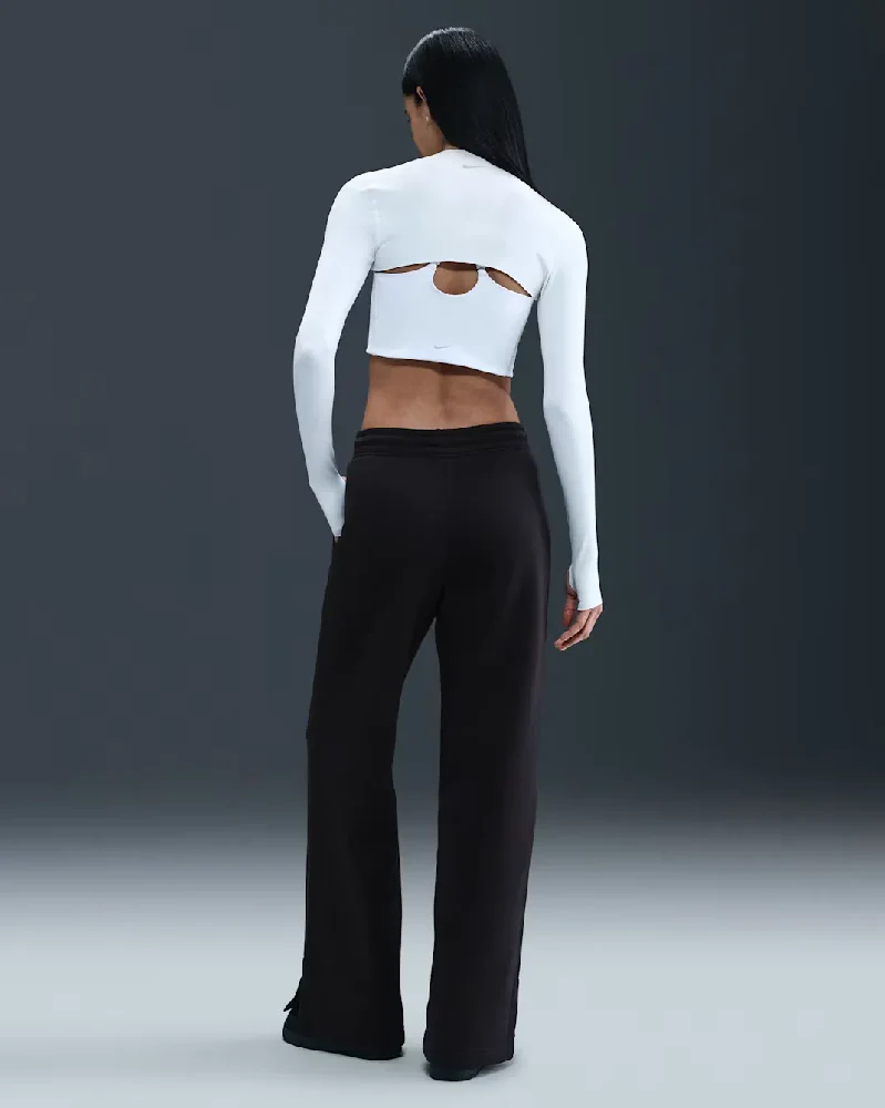 Sportswear Phoenix Fleece High-Waisted Wide-Leg Pants Black - Image 7