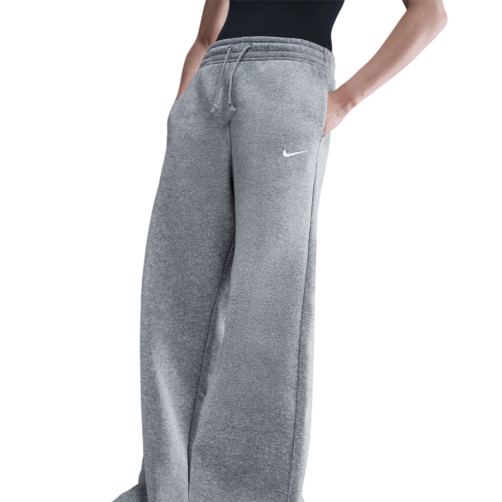 Sportswear Phoenix Fleece High-Waisted Wide-Leg Pants Grey - Image 3