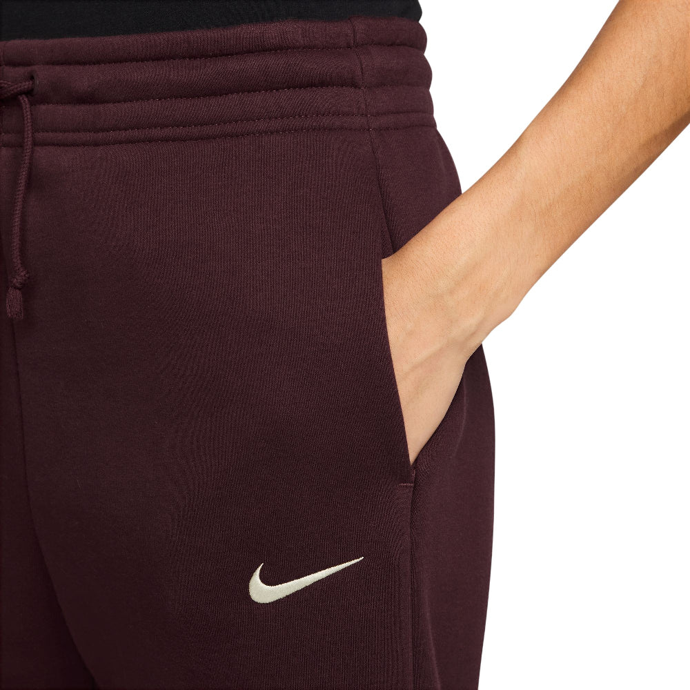 Sportswear Phoenix Fleece High-Waisted Wide-Leg Pants Red - Image 3