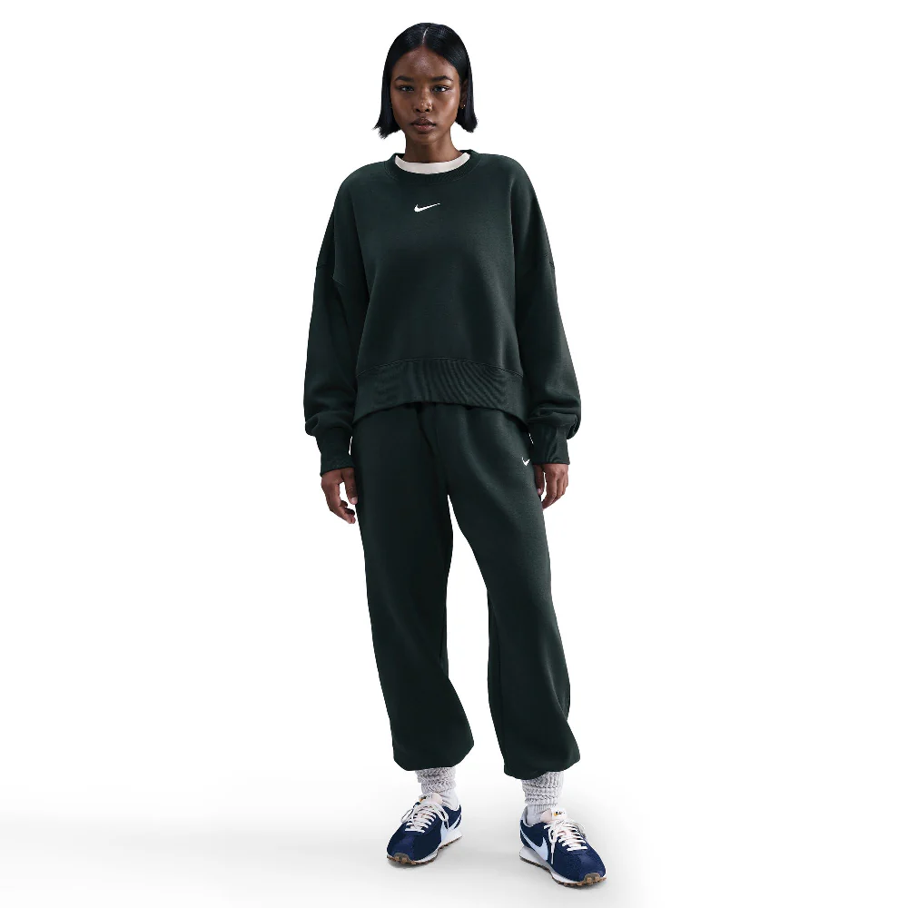 Sportswear Phoenix Fleece Over-Oversized Crew-Neck Sweatshirt Green