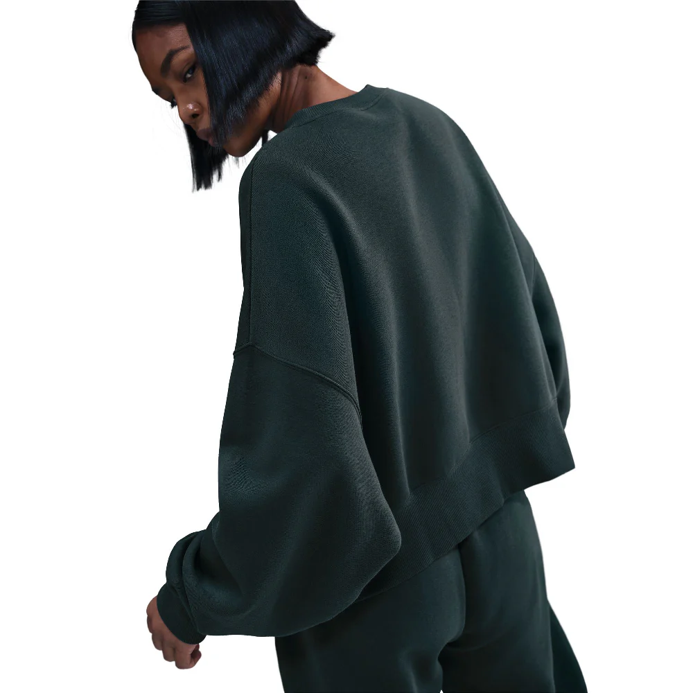 Sportswear Phoenix Fleece Over-Oversized Crew-Neck Sweatshirt Green - Image 4