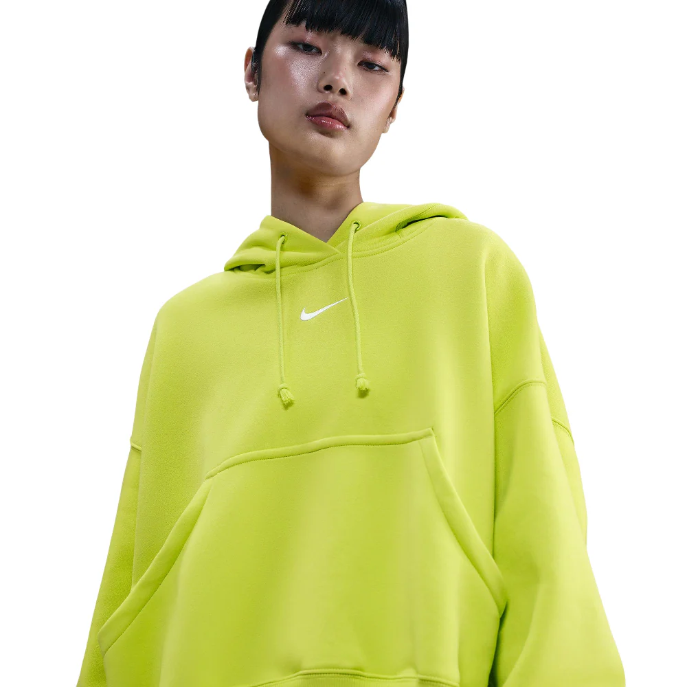 Sportswear Phoenix Fleece Over-Oversized Pullover Hoodie Green - Image 3