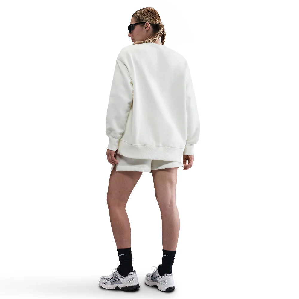 Sportswear Phoenix Fleece Oversized Crew-Neck Sweatshirt White - Image 2