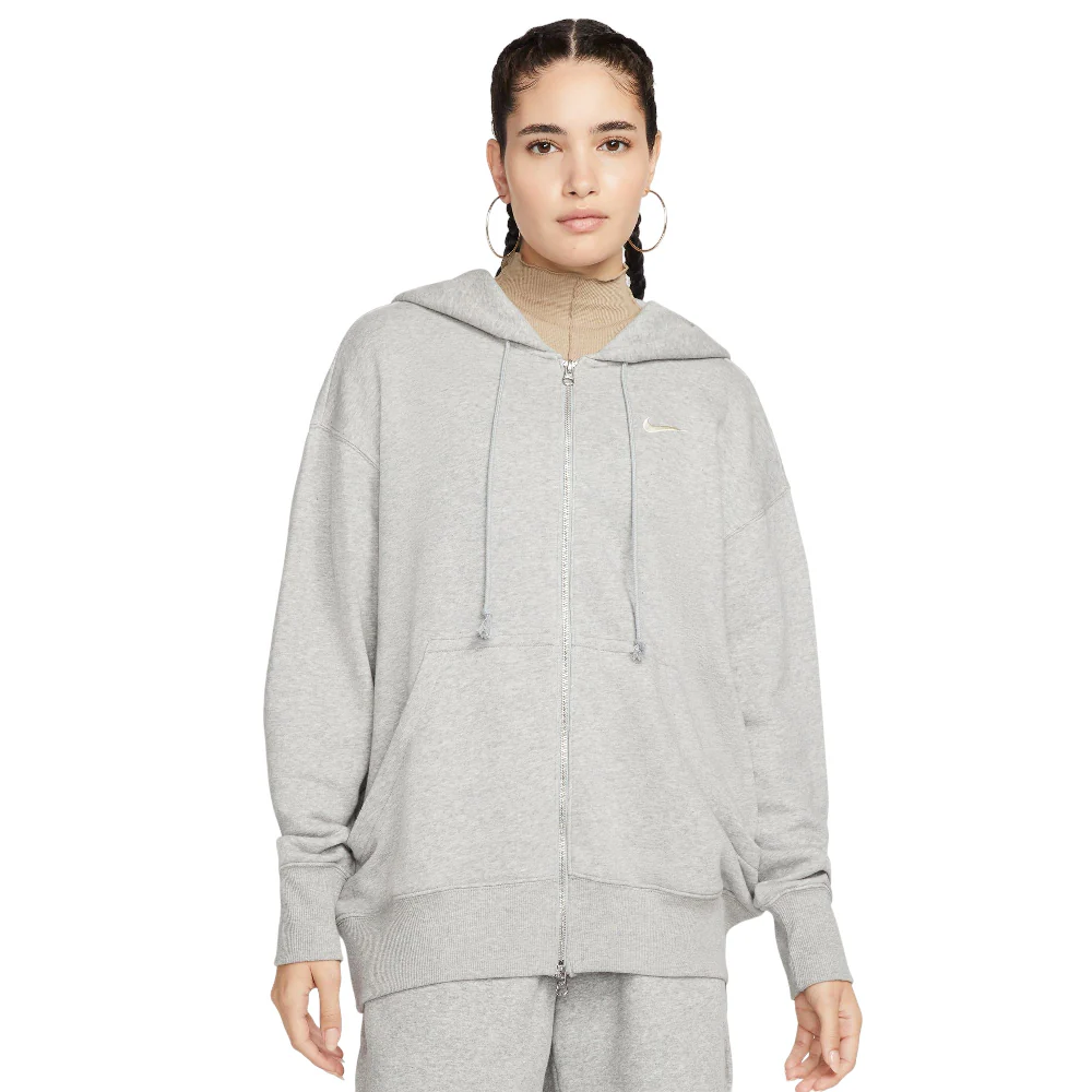 Sportswear Phoenix Fleece Oversized Full-Zip Hoodie Grey