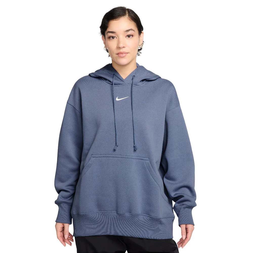 Sportswear Phoenix Fleece Oversized Pullover Hoodie Blue