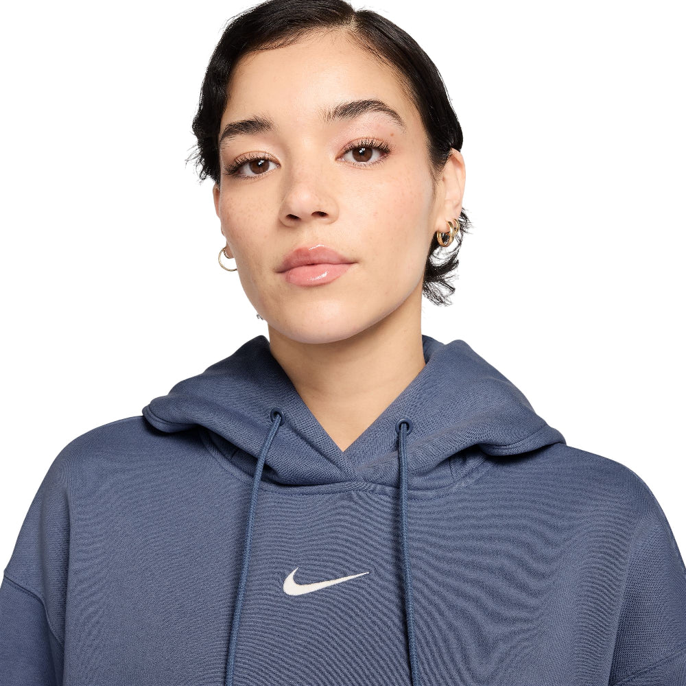 Sportswear Phoenix Fleece Oversized Pullover Hoodie Blue - Image 3