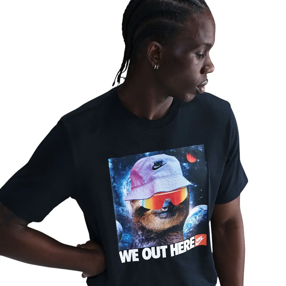 Sportswear Photo T-Shirt Black - Image 3