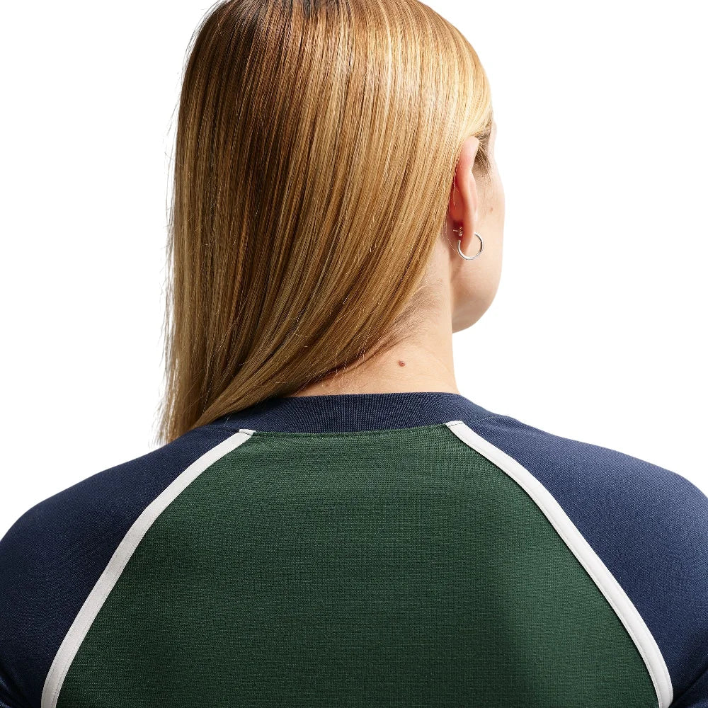 Sportswear Tight Long-Sleeve Cropped Top Green - Image 4