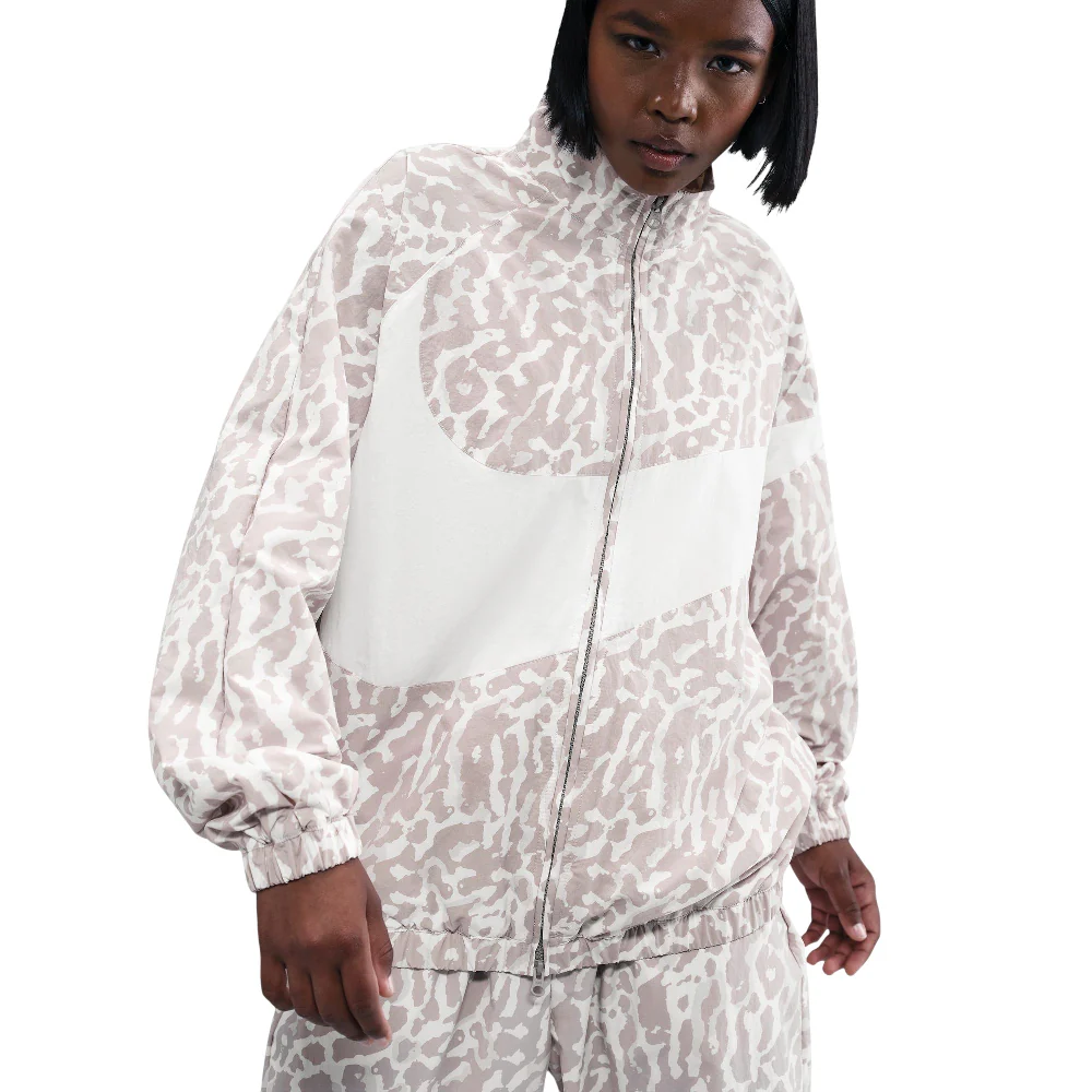Sportswear Woven Printed Jacket Grey - Image 3