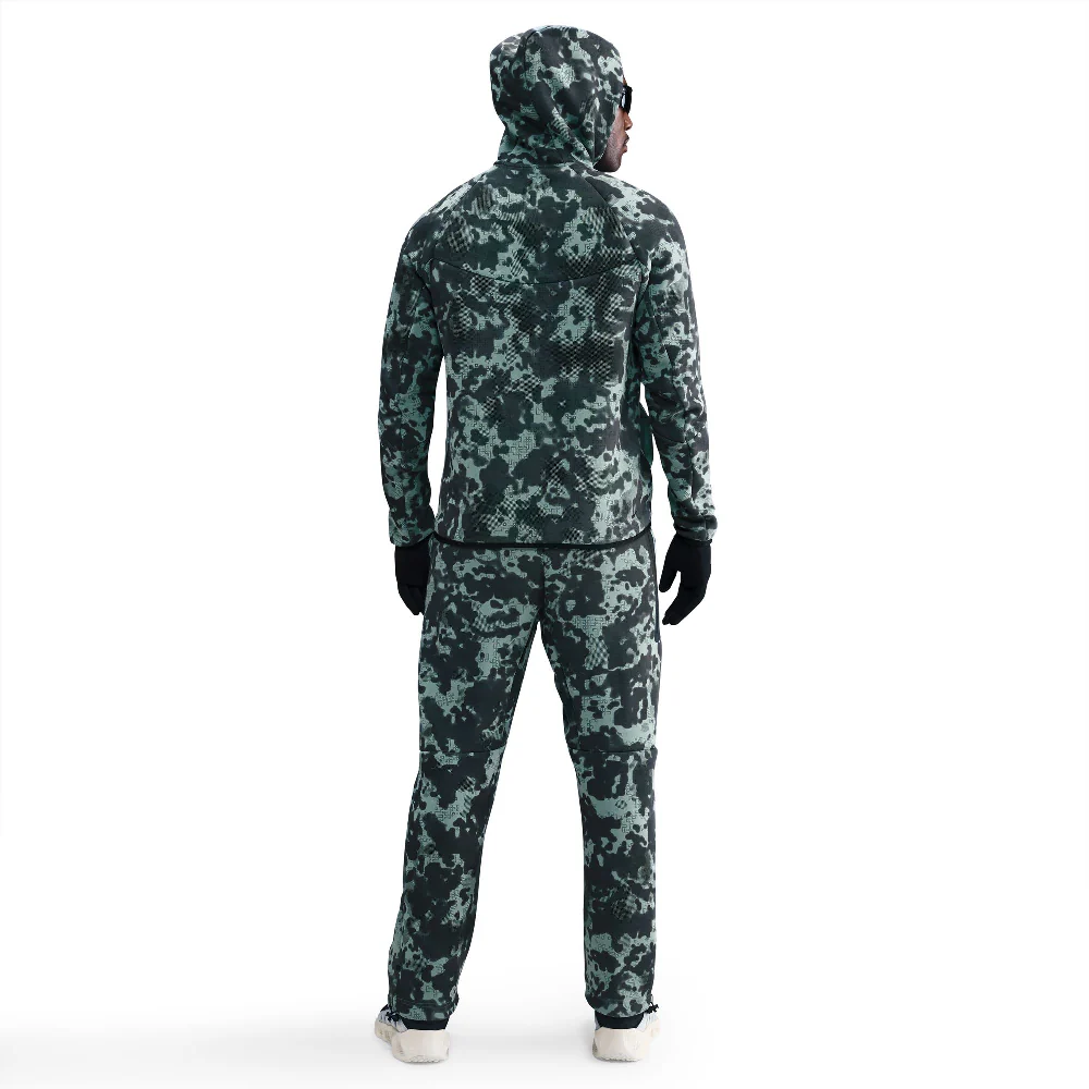Tech Full-Zip Fleece Camo Windrunner Jacket Grey - Image 2