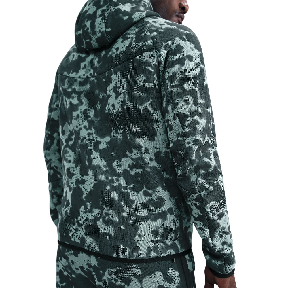 Tech Full-Zip Fleece Camo Windrunner Jacket Grey - Image 4