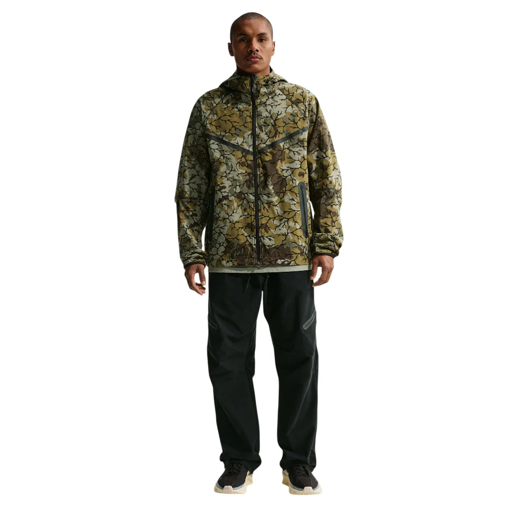 Tech Woven Full-Zip Windrunner Jacket Green