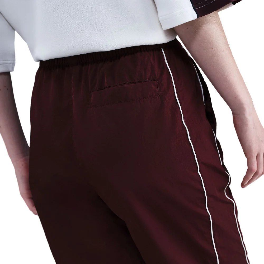 Windrunner High-Waisted Woven Open-Hem Pants Red - Image 4