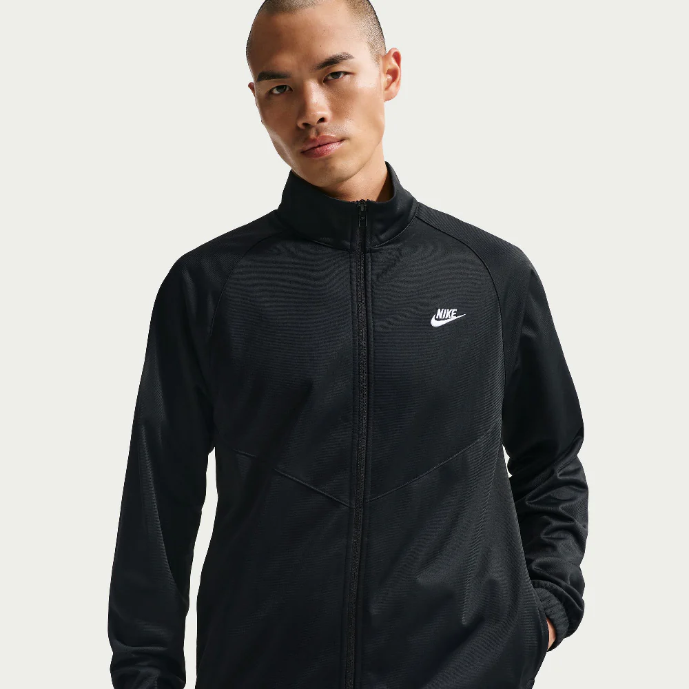 Windrunner Poly-Knit Tracksuit Black - Image 3
