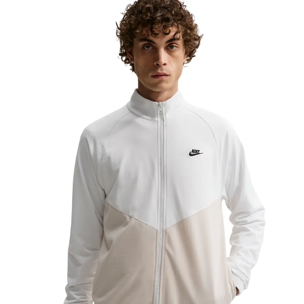 Windrunner Poly-Knit Tracksuit White - Image 3