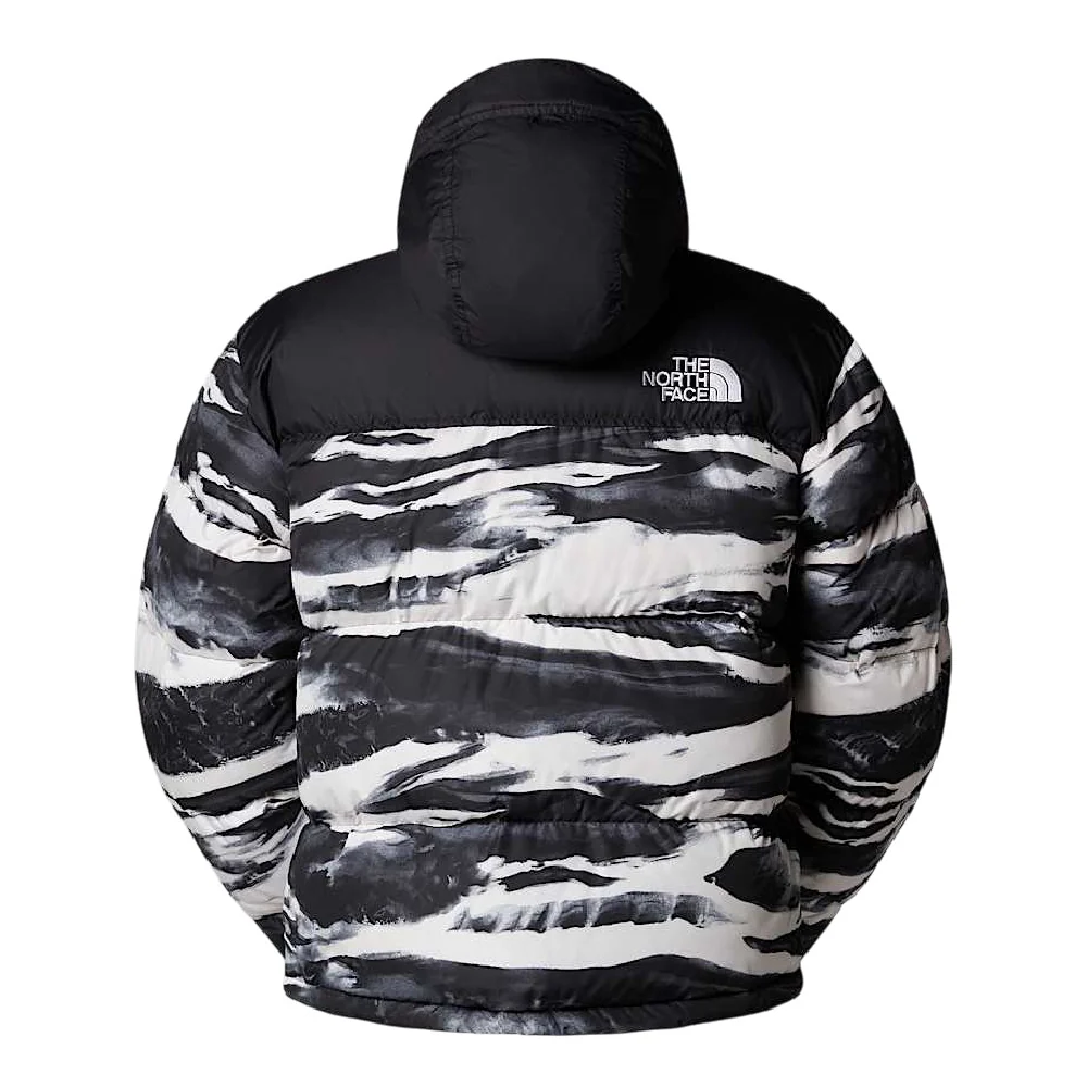 1996 Retro Nuptse Jacket Black White - Image 2