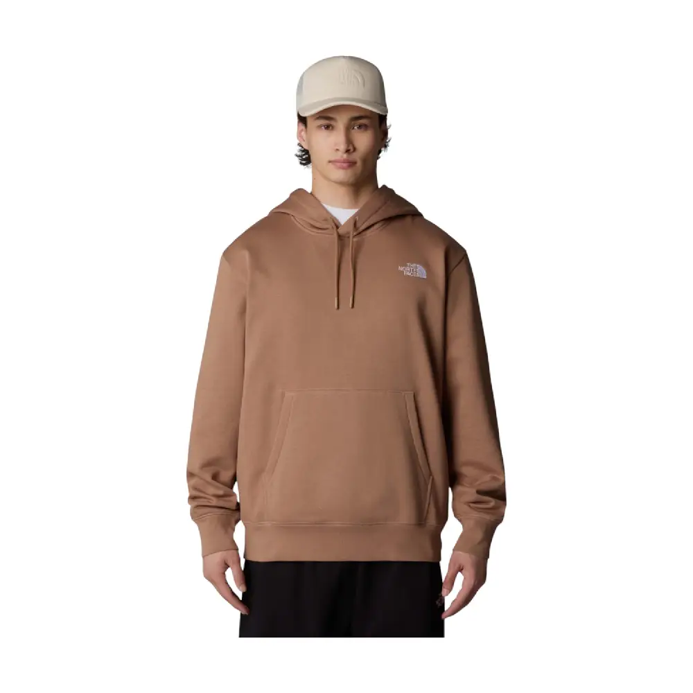 Essential Relaxed Hoodie Brown - Image 3