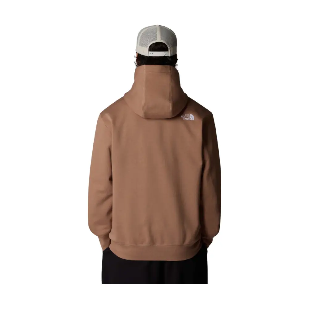 Essential Relaxed Hoodie Brown - Image 4